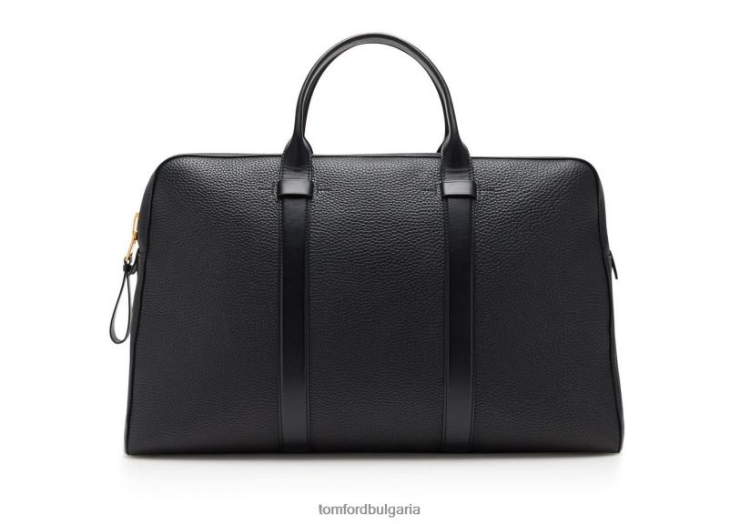 мъже аксесоар куфарче от зърнеста кожа черен TOM FORD B880D1012