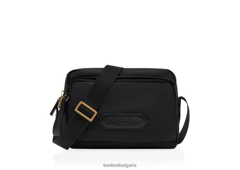 мъже аксесоар мини пратеник от рециклиран найлон черен TOM FORD B880D1018