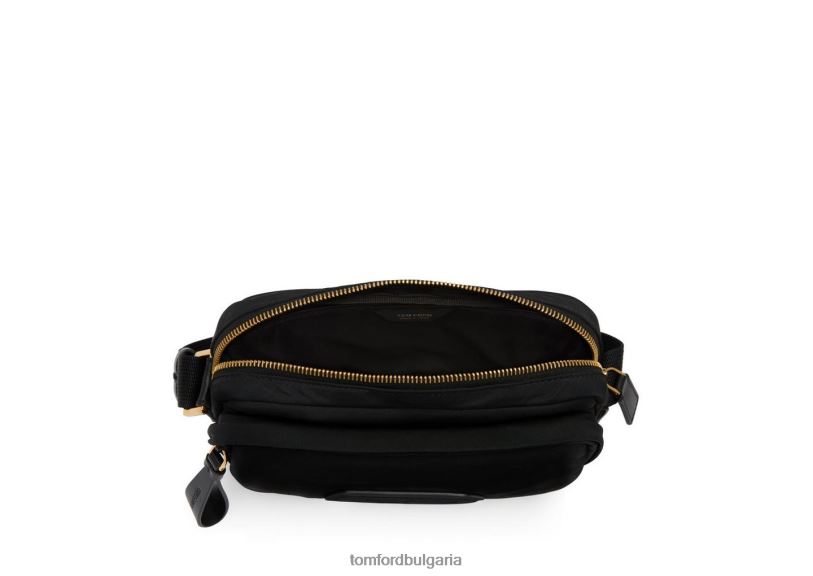 мъже аксесоар мини пратеник от рециклиран найлон черен TOM FORD B880D1018