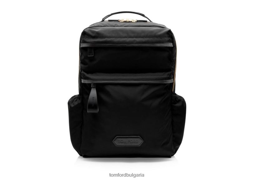 мъже аксесоар раница от рециклиран найлон черен TOM FORD B880D997