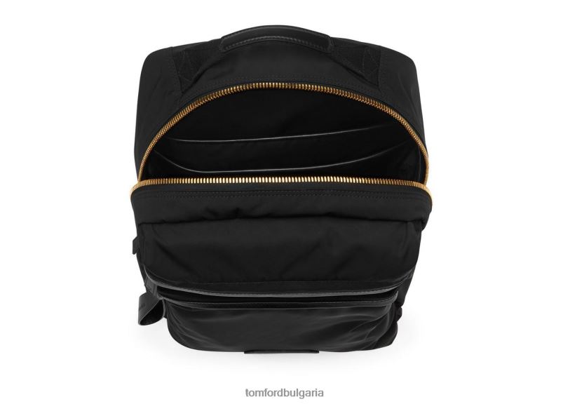 мъже аксесоар раница от рециклиран найлон черен TOM FORD B880D997