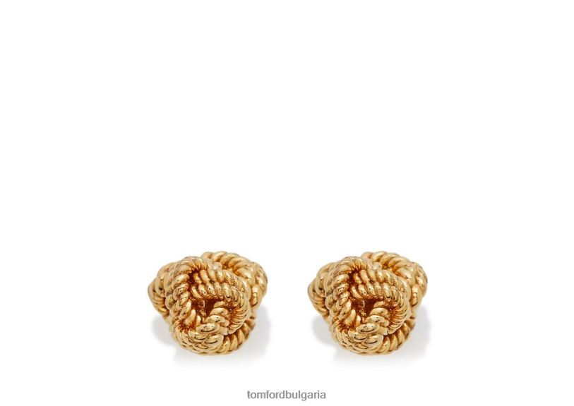 мъже аксесоар копчета за ръкавели с възел злато TOM FORD B880D970