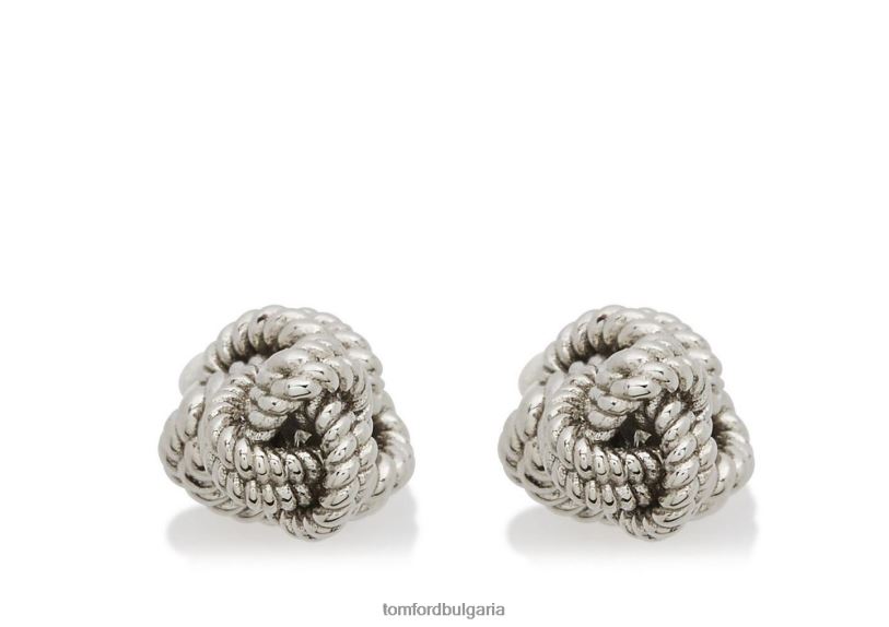 мъже аксесоар копчета за ръкавели с възел бяло злато TOM FORD B880D975