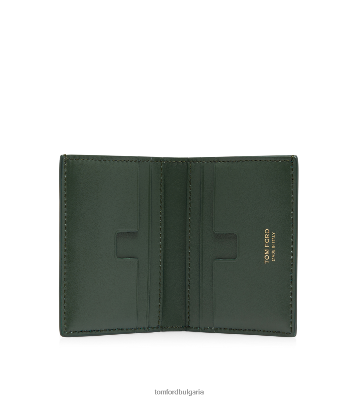 мъже аксесоар сгъваем картодържател с отпечатан крокодил пушка зелено TOM FORD B880D793