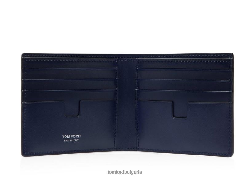 мъже аксесоар двоен портфейл с крокодил с лъскав печат мастило TOM FORD B880D860