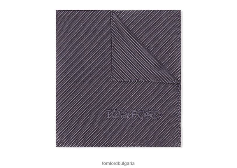 мъже аксесоар джобен квадрат от кепър жакард светло лилав TOM FORD B880D955