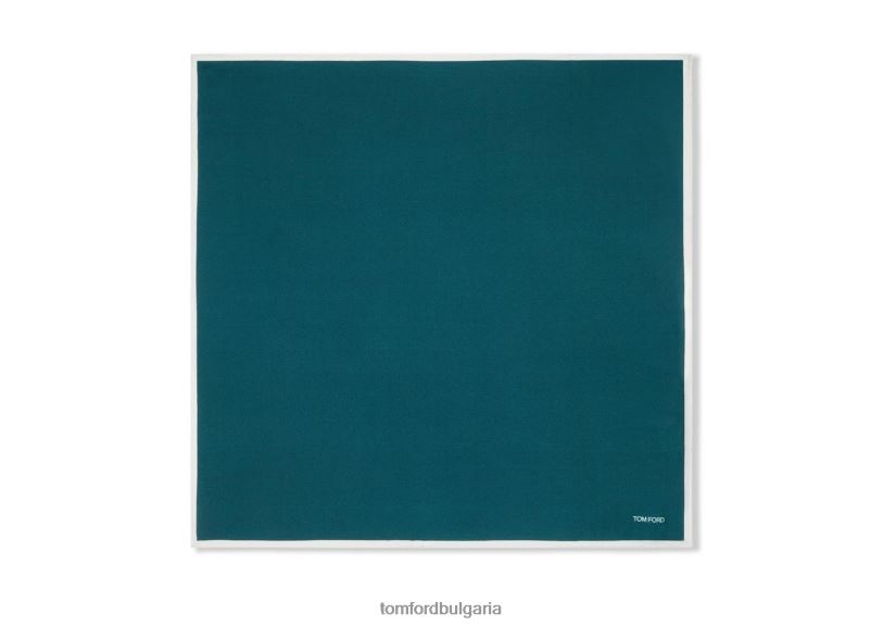 мъже аксесоар копринен джобен квадрат паун TOM FORD B880D962