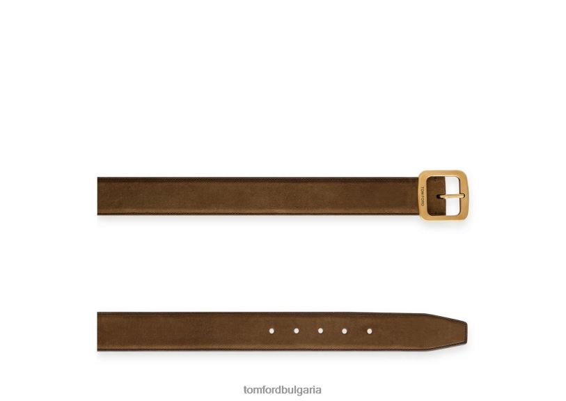 мъже аксесоар велурен квадратен колан гайка TOM FORD B880D768