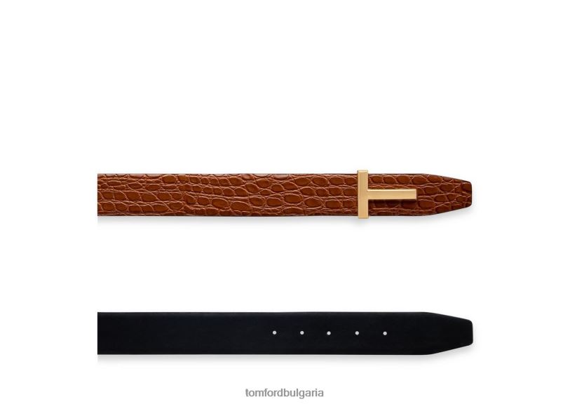 мъже аксесоар колан с икона на крокодил тен TOM FORD B880D774