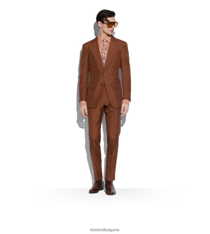 мъже аксесоар крепдешинова вратовръзка гепард розов гепард TOM FORD B880D867