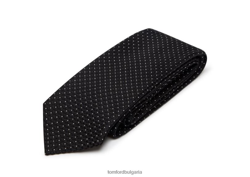 мъже аксесоар жакардова вратовръзка военноморски флот TOM FORD B880D871