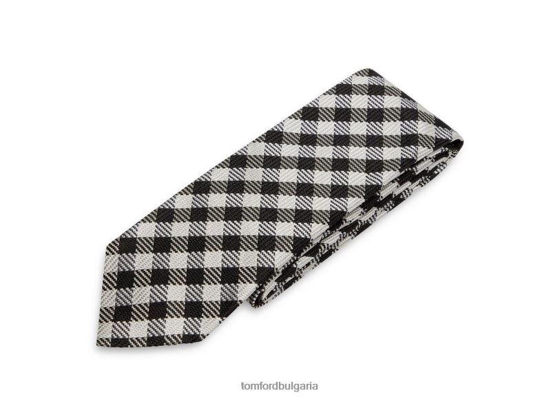 мъже аксесоар гигантска карирана вратовръзка мулти черно TOM FORD B880D898