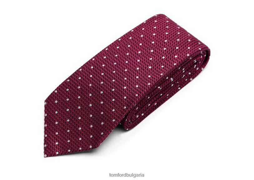 мъже аксесоар вратовръзка на точки бордо TOM FORD B880D903