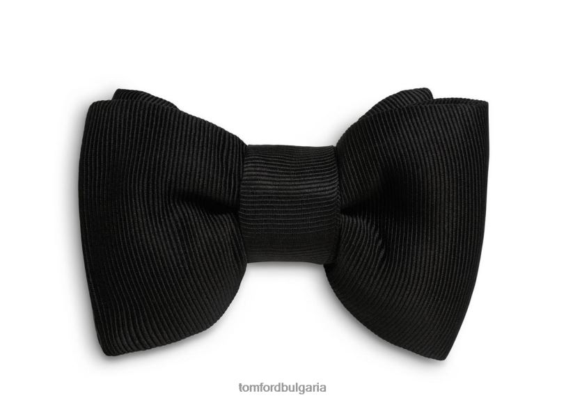 мъже аксесоар grosgrain classic вечерна папийонка с предварително завързана вратовръзка черен TOM FORD B880D863