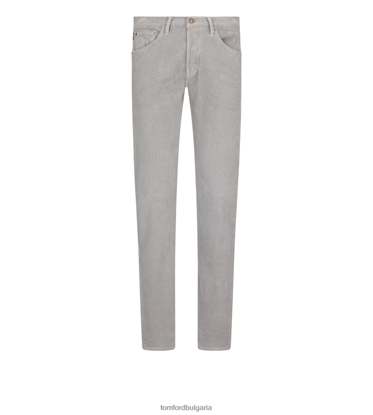 мъже облекло 12-вълнов шнур със стандартен деним дим TOM FORD B880D239