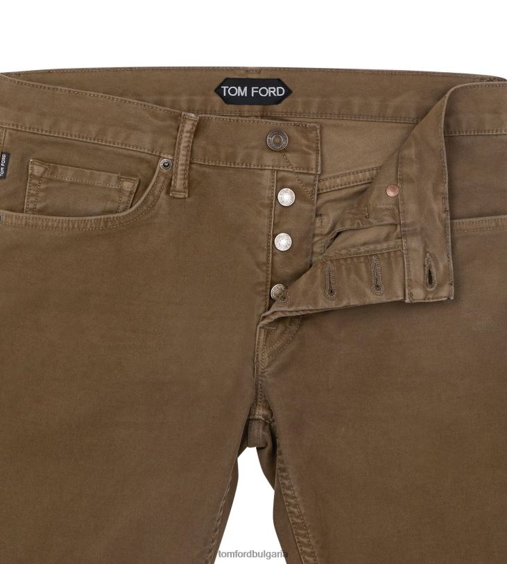 мъже облекло молескин slim fit деним орех TOM FORD B880D251