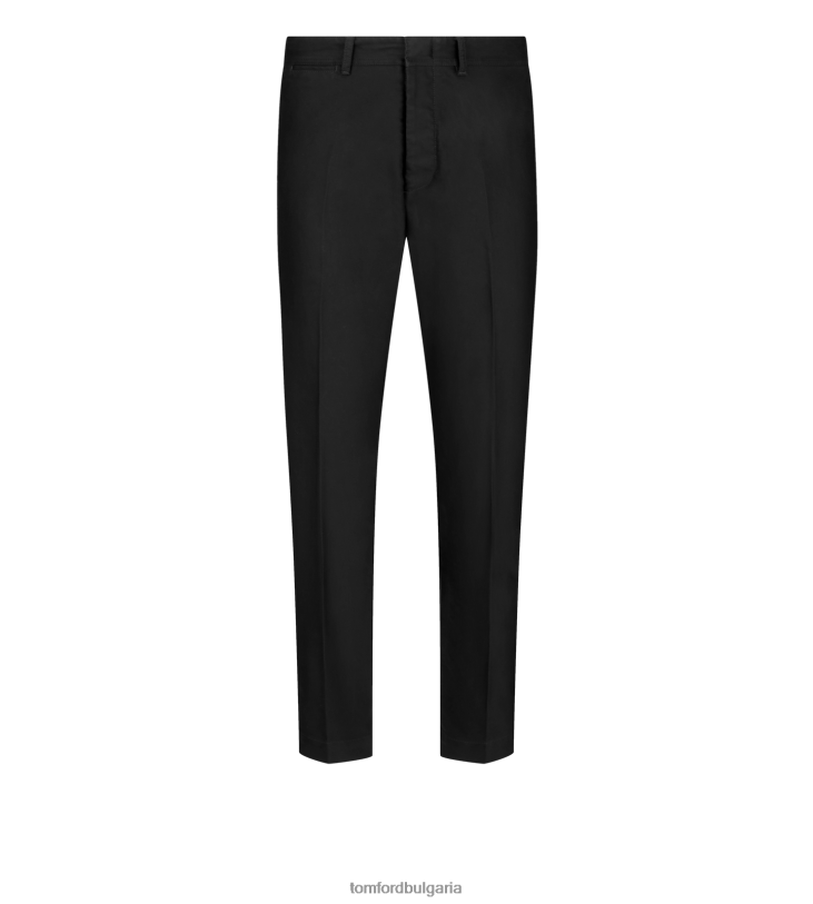 мъже облекло военен памучен чинос черен TOM FORD B880D396