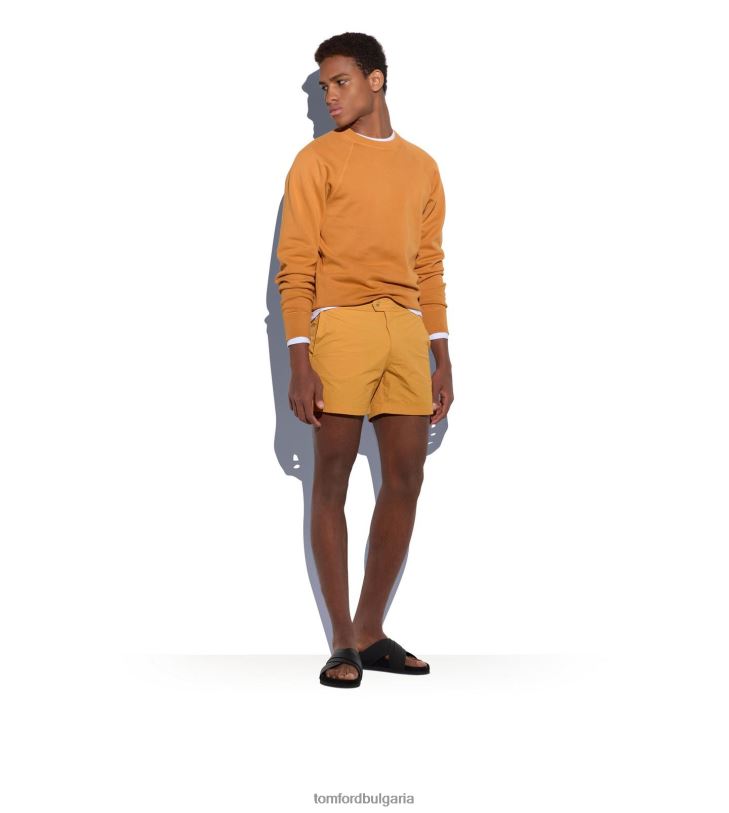 мъже облекло найлонови бански шорти тъмно кафяво TOM FORD B880D448