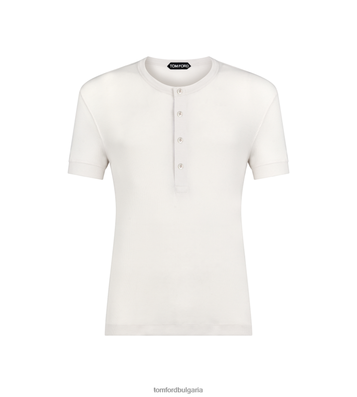 мъже облекло лиоцел памук ребро henley тебешир TOM FORD B880D171