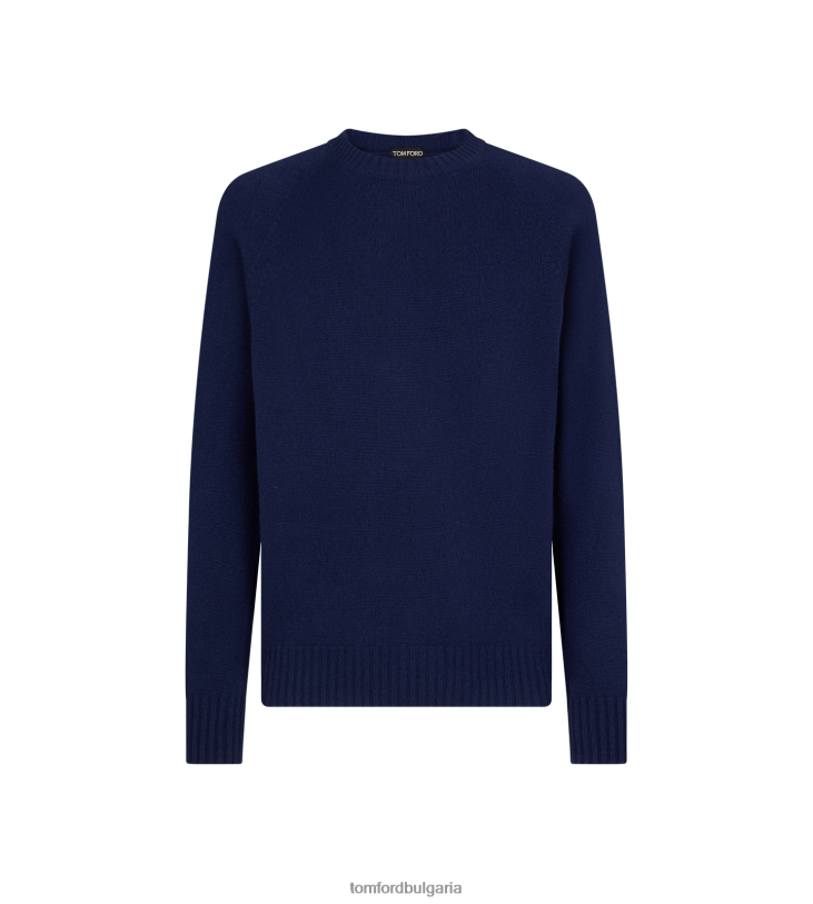 мъже облекло безшевно деколте от кашмир светло сив TOM FORD B880D267