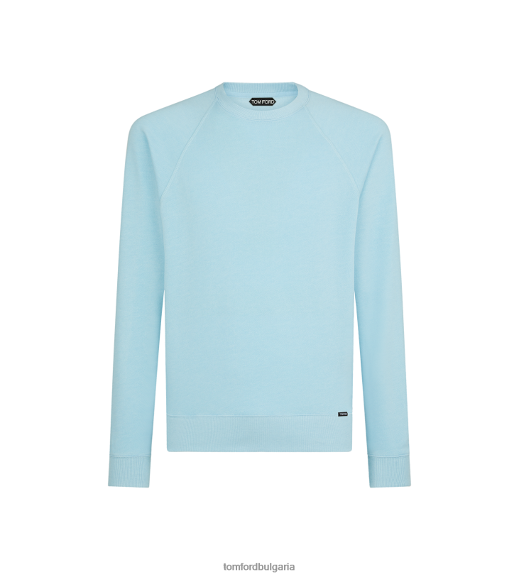 мъже облекло винтидж меланж кръгло деколте небе TOM FORD B880D281