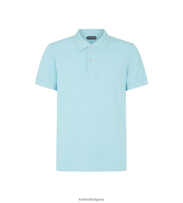 мъже облекло тенис пикет поло бледо небе TOM FORD B880D289