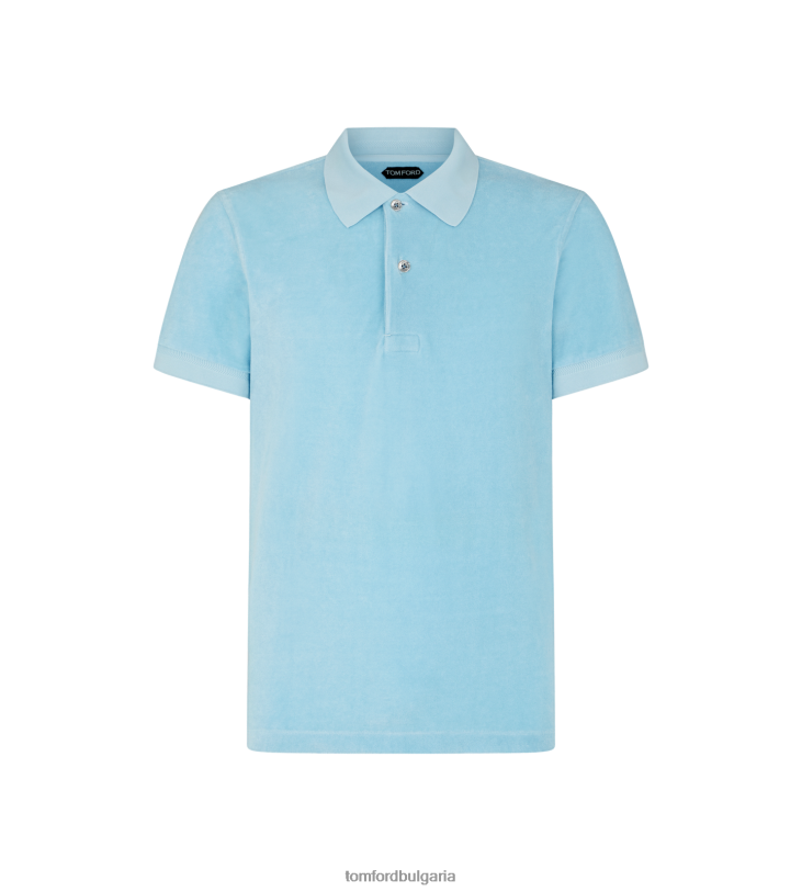 мъже облекло хавлиено поло небе TOM FORD B880D311