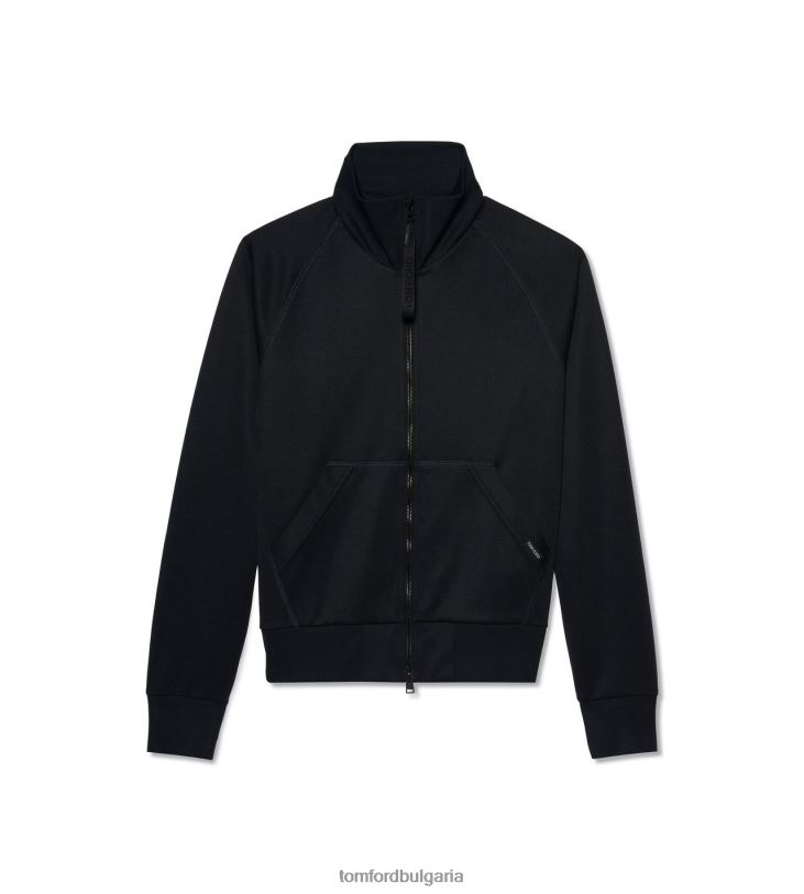 мъже облекло техническа шийка на фунията черен TOM FORD B880D332