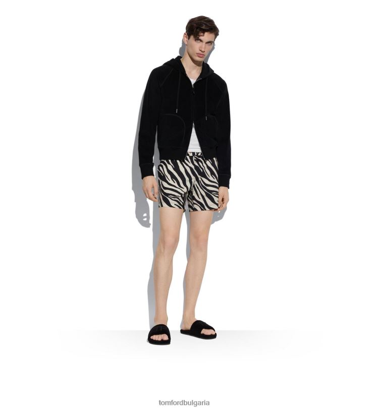 мъже облекло хавлиена качулка черен TOM FORD B880D333