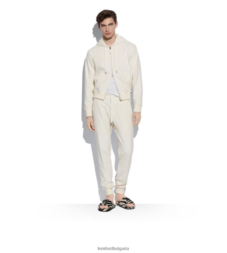 мъже облекло хавлиена качулка екрю TOM FORD B880D334