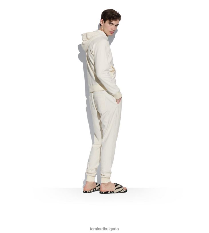 мъже облекло хавлиена качулка екрю TOM FORD B880D334