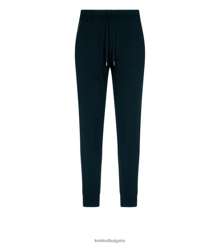 мъже облекло копринени спортни панталони от кашмир индиго TOM FORD B880D381