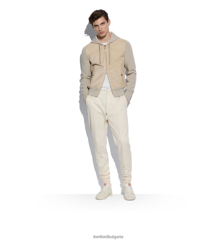 мъже облекло велурена предна качулка баф TOM FORD B880D99