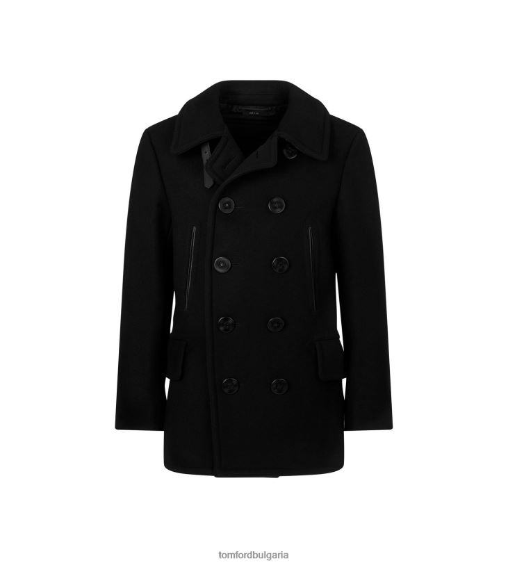 мъже облекло melton peacoat черен TOM FORD B880D88