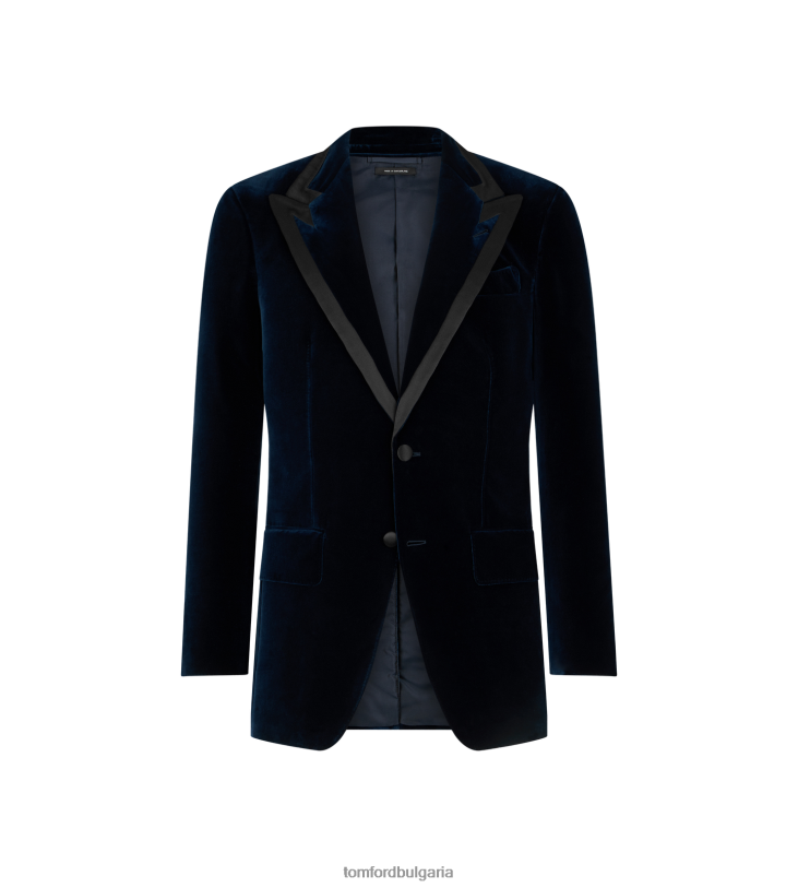 мъже облекло компактно коктейлно яке от светло кадифе Atticus океан TOM FORD B880D144