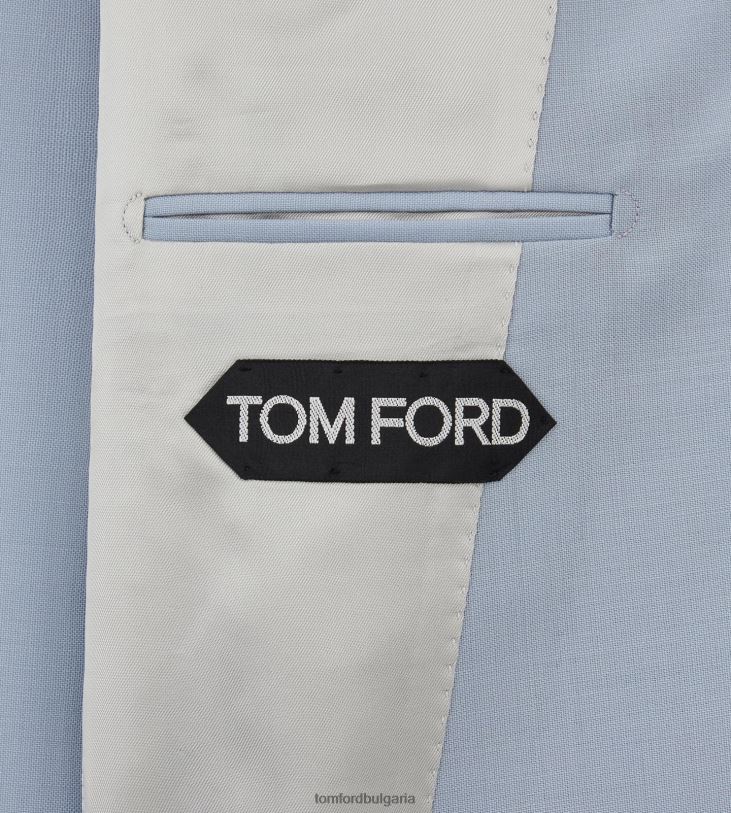 мъже облекло оригинално яке от мохер wedgewood blue TOM FORD B880D162