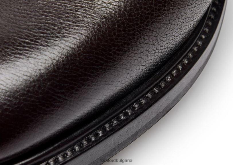 мъже обувки дребнозърнеста кожена ботуша челси stuart кафяво TOM FORD B880D594