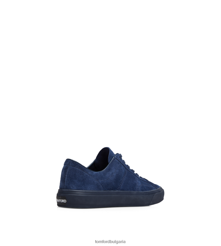 мъже обувки велур кецове кембридж светло морско + синьо TOM FORD B880D684