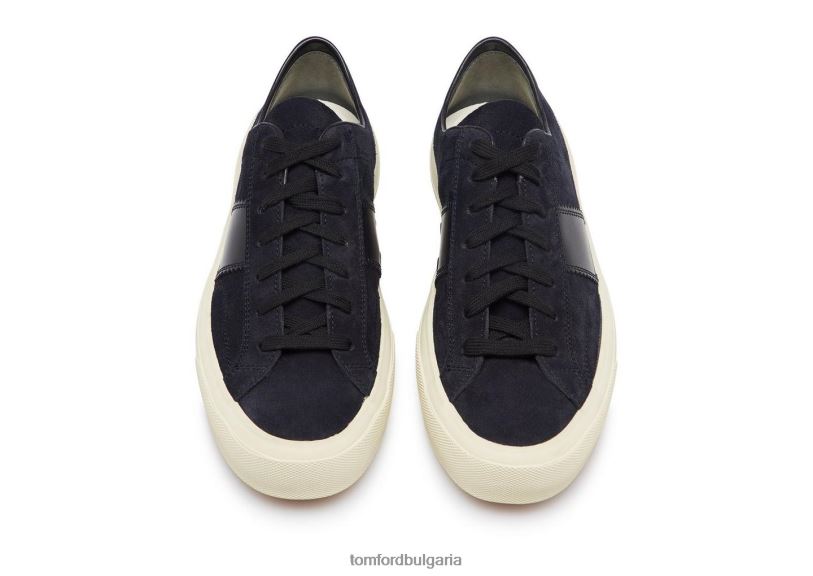 мъже обувки Кеймбридж маратонки с връзки син TOM FORD B880D690