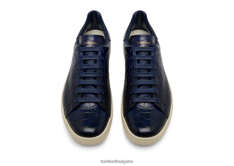 мъже обувки маратонки Warwick с щампован алигатор сапфир TOM FORD B880D709