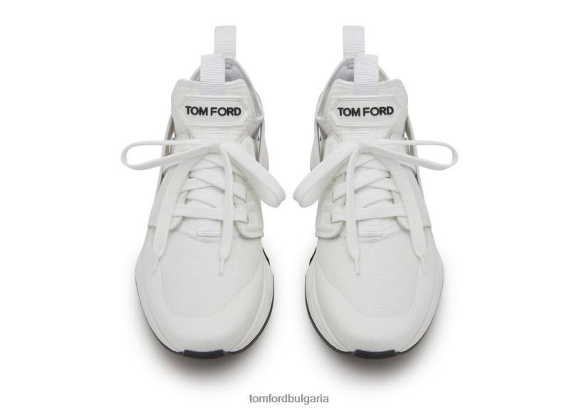 мъже обувки кецове jago от найлонова мрежа бяло TOM FORD B880D712