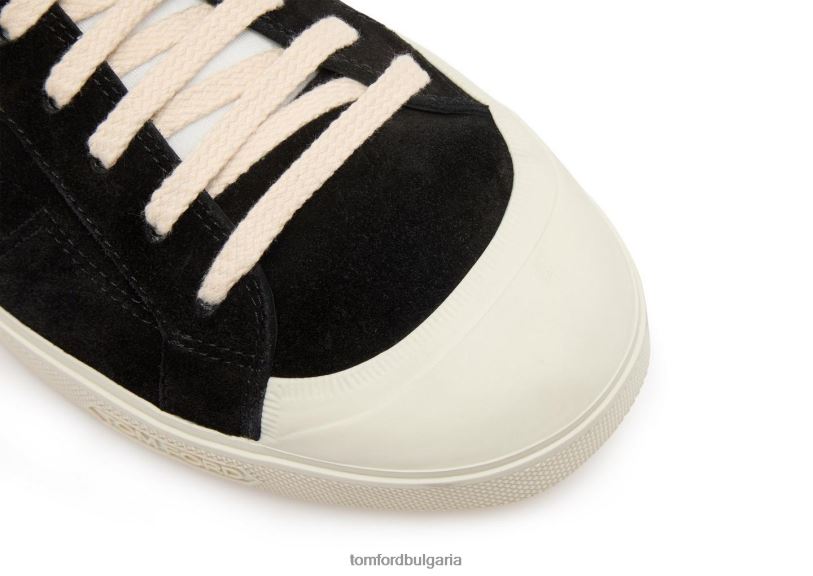 мъже обувки велурени маратонки jarvis черно/бежово + кремаво TOM FORD B880D701