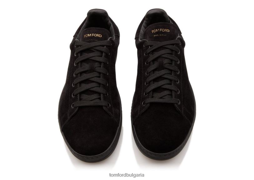 мъже обувки велурени маратонки warwick с подметка черен TOM FORD B880D715