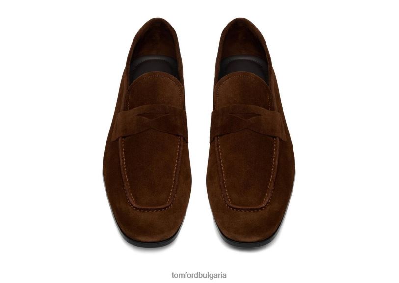 мъже обувки мокасини с усукана лента от велур изгорени TOM FORD B880D649