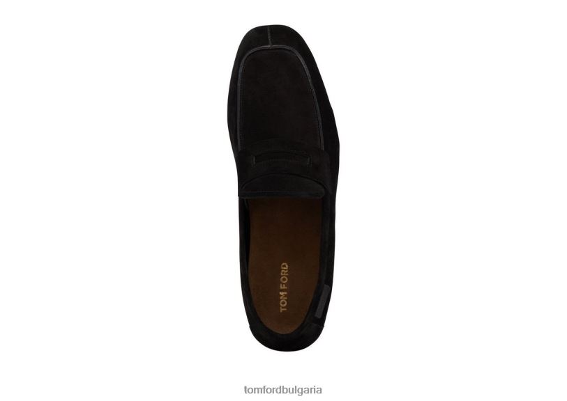 мъже обувки велурени мокасини berwick черен TOM FORD B880D654