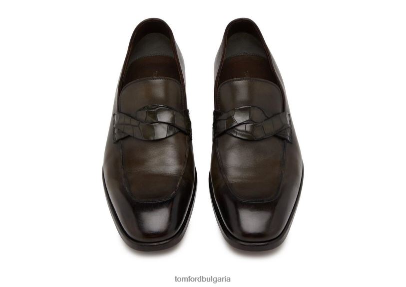 мъже обувки elkan мокасини с усукана лента военни TOM FORD B880D667