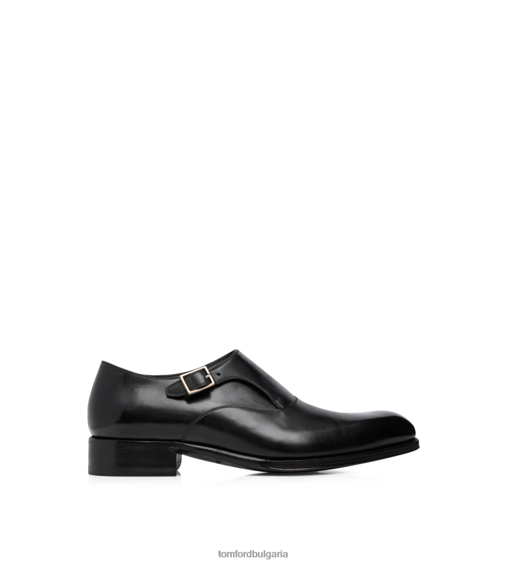мъже обувки кожена каишка edgar единичен монах черен TOM FORD B880D670