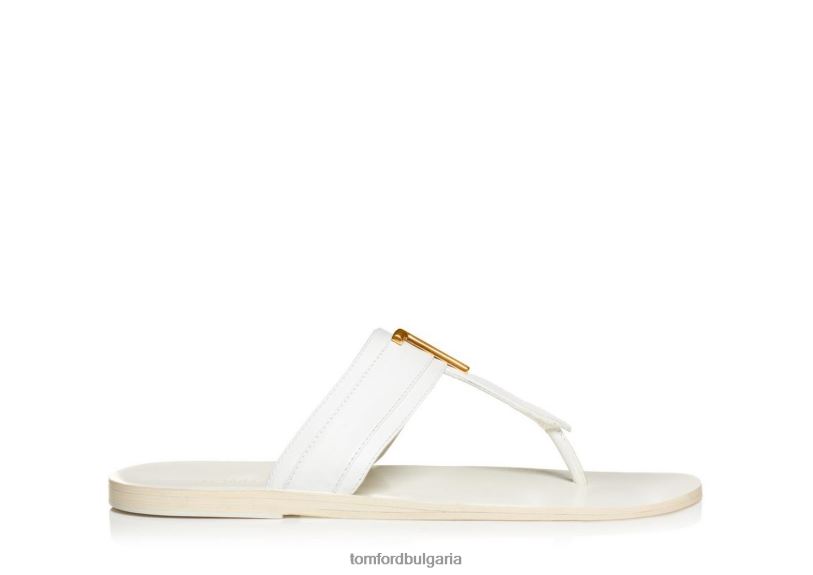 мъже обувки сандал от ярък цвят от гладка кожа черен TOM FORD B880D613