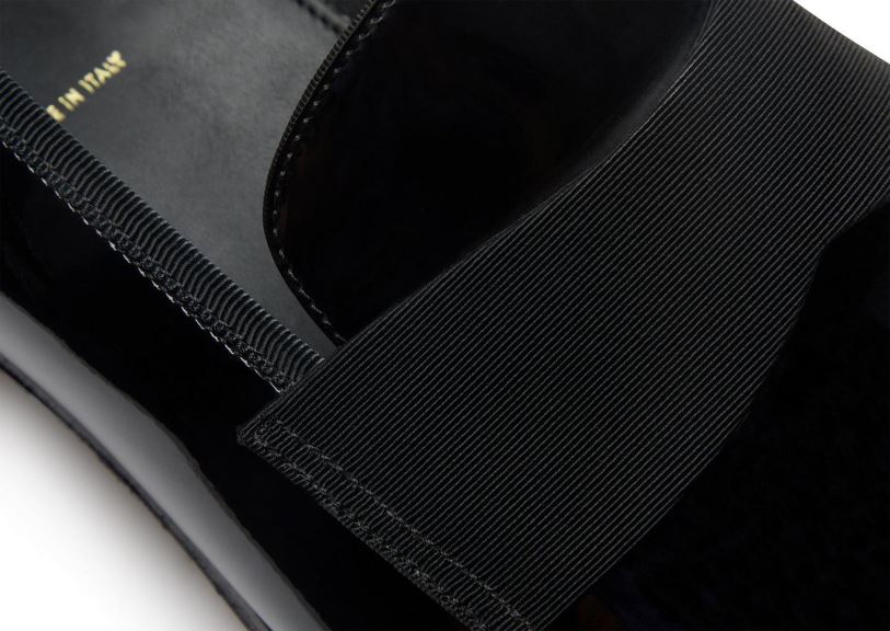 мъже обувки вечерен чехъл от лачена кожа Edgar черен TOM FORD B880D616