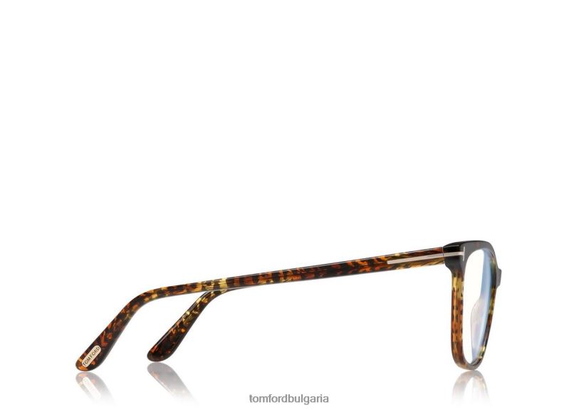 Жени очила синьо блокче котешко око магнитна оптика лъскав тюркоаз TOM FORD B880D2165